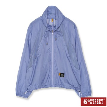 女裝 冰感防曬 抗UV 涼感 輕量 拼接 網格 防曬外套 灰紫色 (510584) 【5th STREET】【APP下單天天10%回饋】 ★冬裝下殺 最高折426