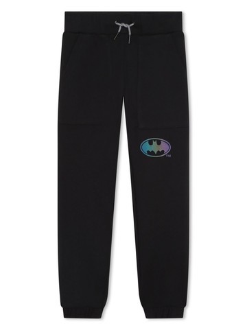 Dkny Kids - graphic-print cotton track pants - kids - Cotton - 6 yrs - Black
