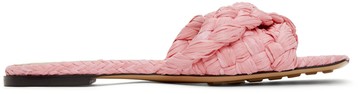 Bottega Veneta 粉色 Stretch 拖鞋