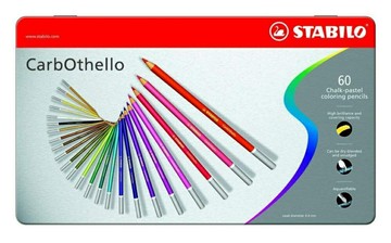 STABILO CarbOthello 水彩粉彩筆60色鐵盒 1460-6【APP滿額下單10%點數(單一帳號最高5000點)】1/31止