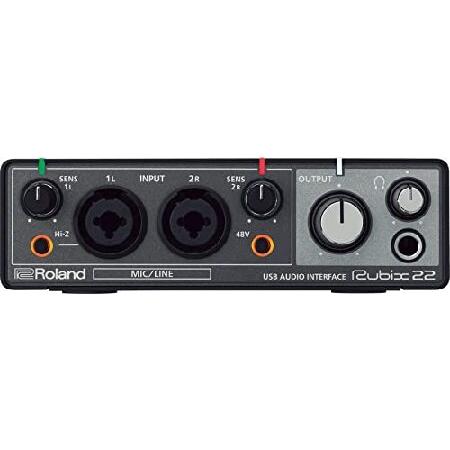 Roland RUBIX22 2-In 2-Out USB Audio Interface Bundle with Instrument Cable