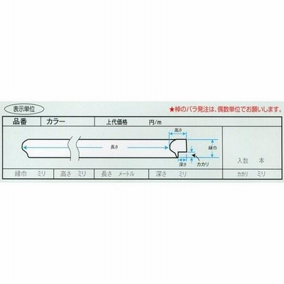 額縁材料 資材 モールディング 樹脂製 8135 ２本/１色 アイボリー