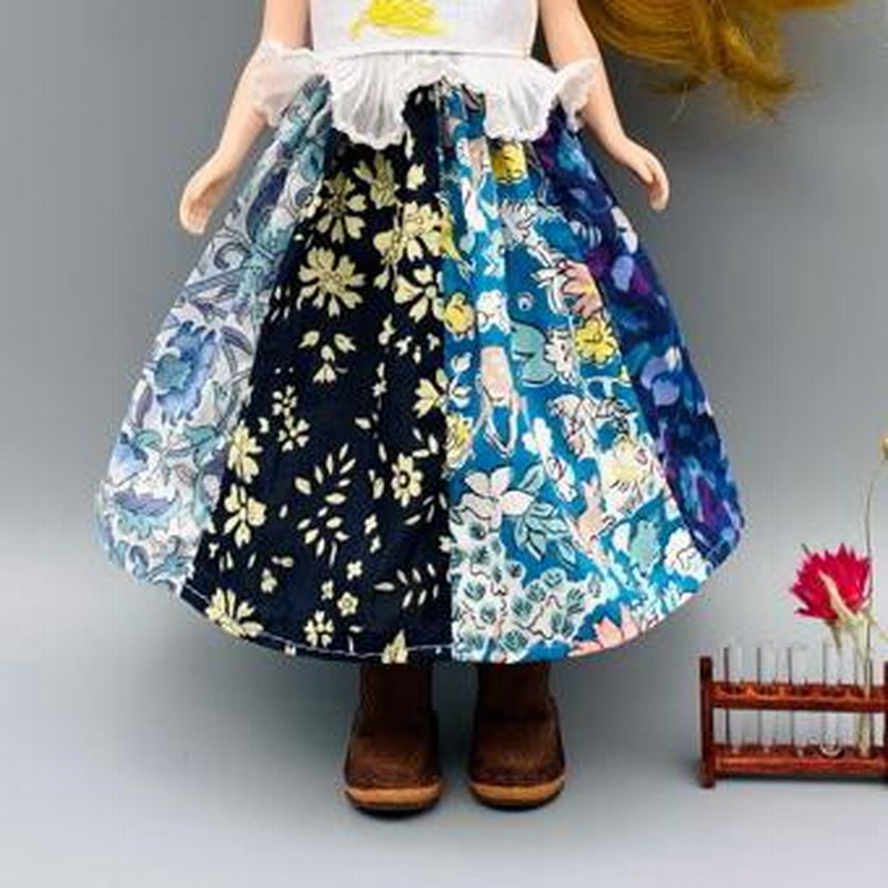 1/6Doll・ネオブライス用] Angelica「リバティ生地で作るパッチ