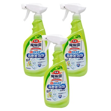Kao 花王 Magiclean 魔術靈 高密泡馬桶清潔劑 噴槍式 草本消臭 可倒噴設計  500ml  3瓶
