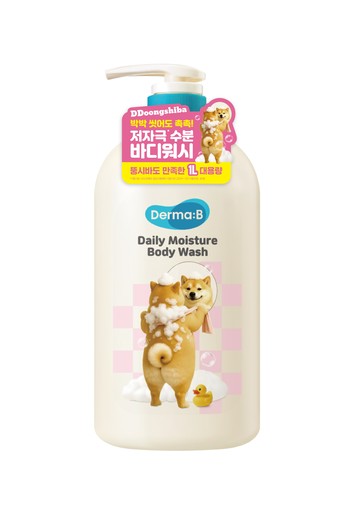 [HUAHUA DIARY EDITION] Derma B Daily Moisture Body Wash #Cotton Musk 1000ml