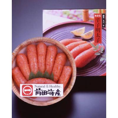 前田海産の辛子明太子 無着色明太子 ５００ｇ 送料無料  高級 グルメ お祝い 贈り物 食べ物 お取り寄せ