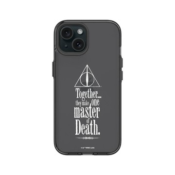 iPhone 15 Clear 酷墨灰 - 哈利波特 Harry Potter - 死神的聖物