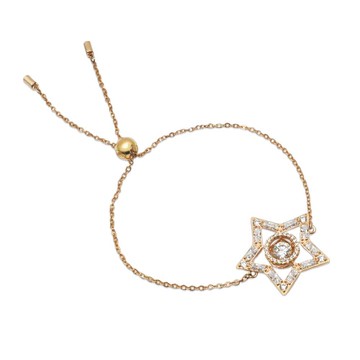 SWAROVSKI Stella 璀璨耀動水晶星星玫瑰金手鍊 5617882