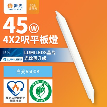 買一送一【DanceLight 舞光】節能/環保雙認證 LED柔光平板燈 4呎X2呎 45W 輕鋼架面板燈(白光D-42PD45D-EGR1)【APP滿額下單10%點數(單一帳號最高5000點)】1/31止