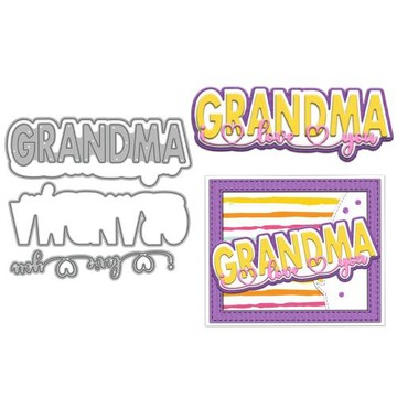 碳鋼刀模grandma love you金屬切割壓花scrapbook紙藝壓花刀模