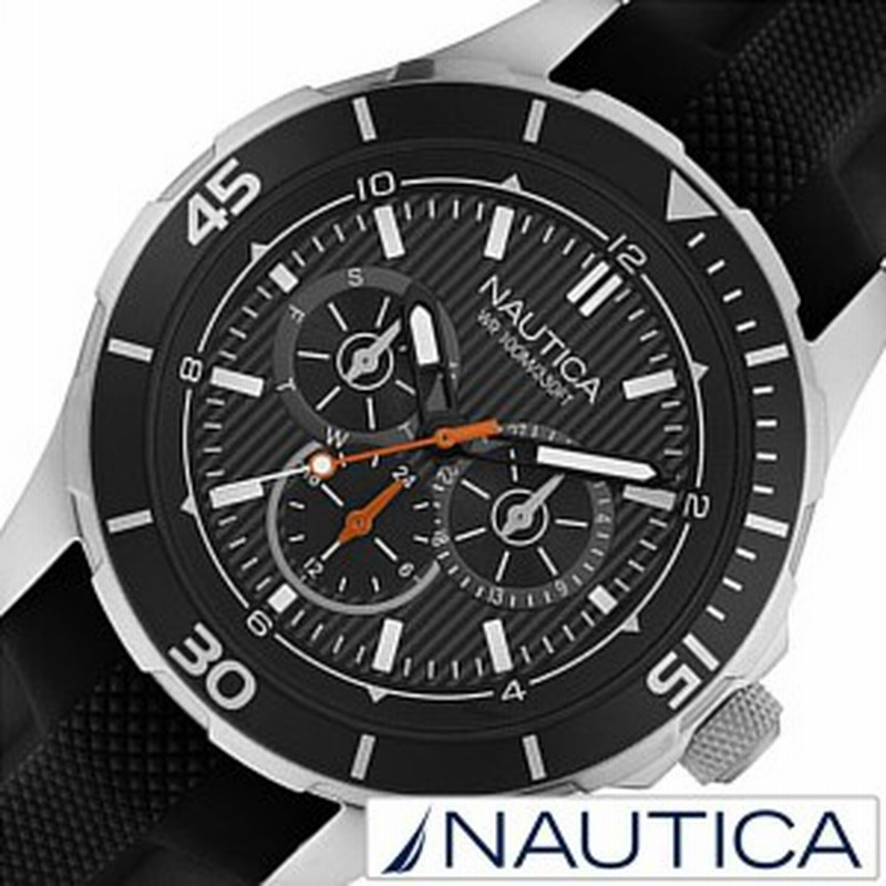 ノーティカ 腕時計 Nautica 時計 ノーティカ 時計 Nautica 腕時計 メンズ ブラック Naig 正規品 サーフィン マリン スポーツ 防水 通販 Lineポイント最大1 0 Get Lineショッピング