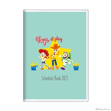 【震撼精品百貨】2023年 掛曆/年曆/手帳~玩具總動員_Toy Story~日本迪士尼 2023 B6年曆手帳本-綠*68561