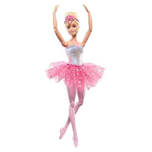 Barbie Dreamtopia Doll, Twinkle Lights Posable Ballerina with