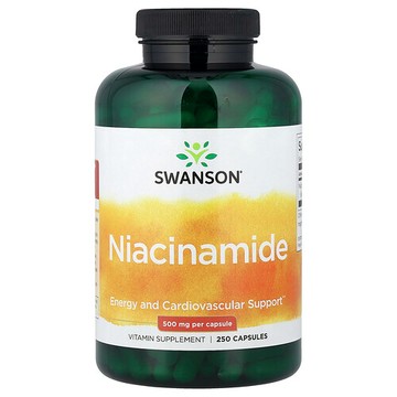 Swanson Vitamins, 煙酰胺，500 毫克，250 粒膠囊