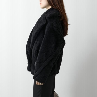 Max Mara◆RADICE◆テディベア バイカー ジャケット 6万取引突破【MaxMara☆RADICE】テディベア バイカー ジャケット