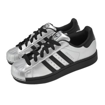 adidas 休閒鞋 Superstar II 男鞋 女鞋 銀 黑 貝殼頭 愛迪達 KI9988