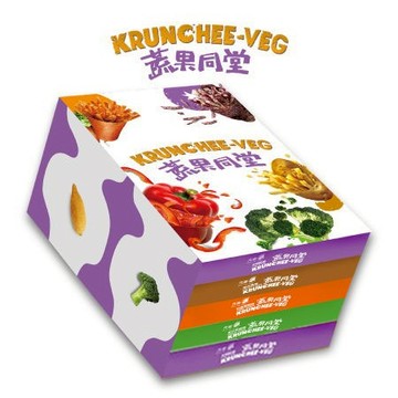 【先麥】蔬果同堂 大歌劇院 禮盒 (芋頭脆條精裝盒*1+地瓜脆條精裝盒*1+紅蘿蔔脆條精裝盒*1+青花菜脆條精裝盒*1+紅甜椒脆條精裝盒*1)