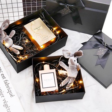 禮盒 ins口紅包裝盒禮物盒子精美韓版簡約套裝生日婚禮伴手禮物盒