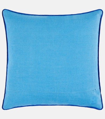 Jonathan Adler Playa Sailboat linen cushion