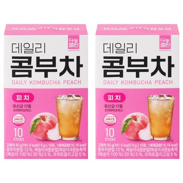 Danongwon 乳酸菌康普茶 水蜜桃  10包  5g  2盒