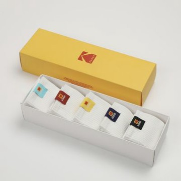 Kodak 柯達彩色標籤中筒襪 五入組