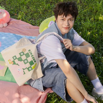 KINGJUN雙面野餐帆布包