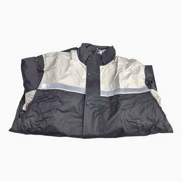 好拾選物 成人兩件式雨衣  2XL  黑灰