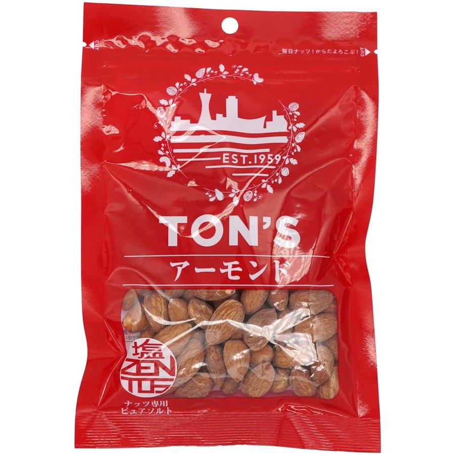 東洋ナッツ食品 TON'S アーモンド 110g