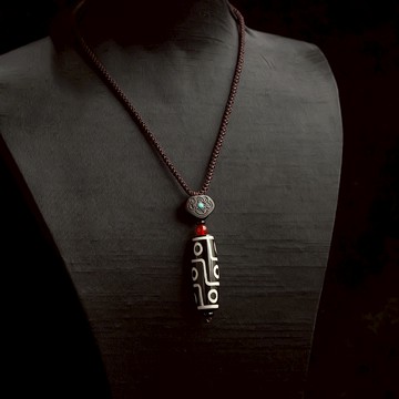 【紫南宮過爐🙏🏻】隔日到貨 瑪瑙 九眼天珠 項錬 純天然瑪瑙 天珠 西藏天珠 天珠項鏈 吊墜 招財 掛件 本命年 護身符