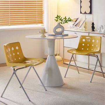 免運/公司貨 桌椅組 洽談桌椅 陽臺休閑白色圓桌小戶型簡約現代奶茶店洽談接待桌in風高顏值餐桌 可開發票 全館五折 工廠現貨直銷 新品特價 z11082