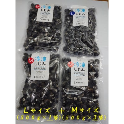 宍道湖産冷凍大和しじみ 砂抜き済 (L)500g (M)1.5kg