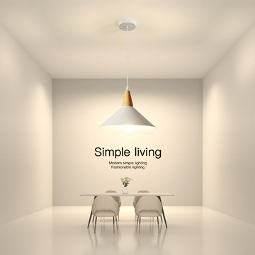 【優選百貨】新款燈具餐廳吊燈創意三頭吊燈飯廳極簡北歐后現代餐廳吧臺臥室床頭小吊燈