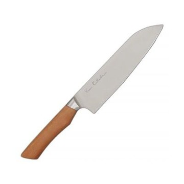 日本製 含鉬不鏽鋼三德廚刀 18cm 櫻桃木柄(菜刀/三德刀)