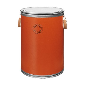 Hermes 愛馬仕 Hermes Sellier印花47 cm馬鞍儲物盒(9J橘紅)