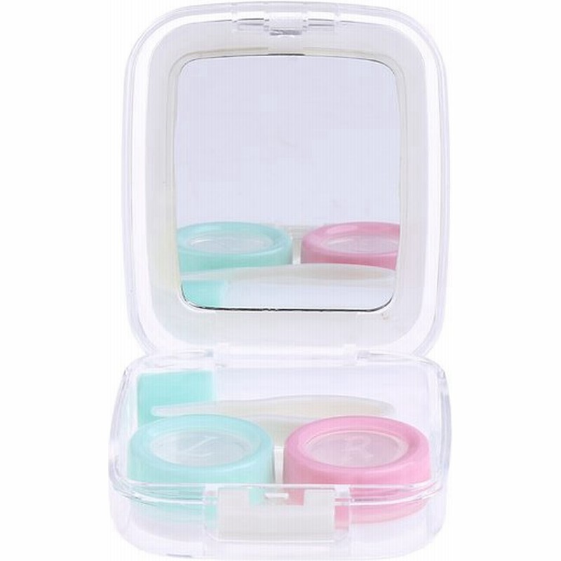 コンタクトレンズケース 収納ホルダー かわいい ミニ ミラー 収納ボックス 多色選択可 白 通販 Lineポイント最大0 5 Get Lineショッピング