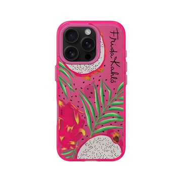 iPhone 16 Pro Clear 粉漾桃 - Frida Kahlo - 火龍果
