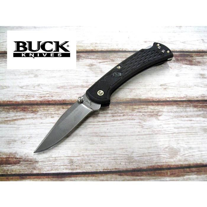 バック BU112BKS-B スリムセレクト ブラック 折り畳みナイフ,Buck 112 Slim Select Knife