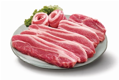 サムギョプサル用 豚バラ肉 (厚さ７mm) １KG(4人前)