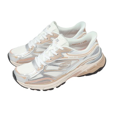 [ACS] Skechers 休閒鞋 Stamina Sport Slip-Ins 女鞋 白 粉 緩震 穩定 運動鞋 150710WSLP