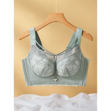 (免運)胖mm200斤大胸顯小胸內衣全罩杯薄款束胸大碼文胸聚攏調整收副乳