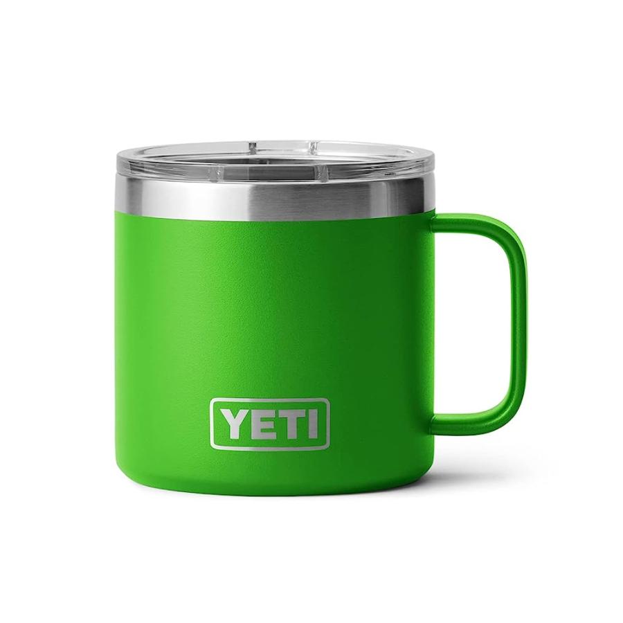 YETI Rambler oz Mug, Vacuum Insulated, Stainless Steel with MagSlider Lid, Canopy Green