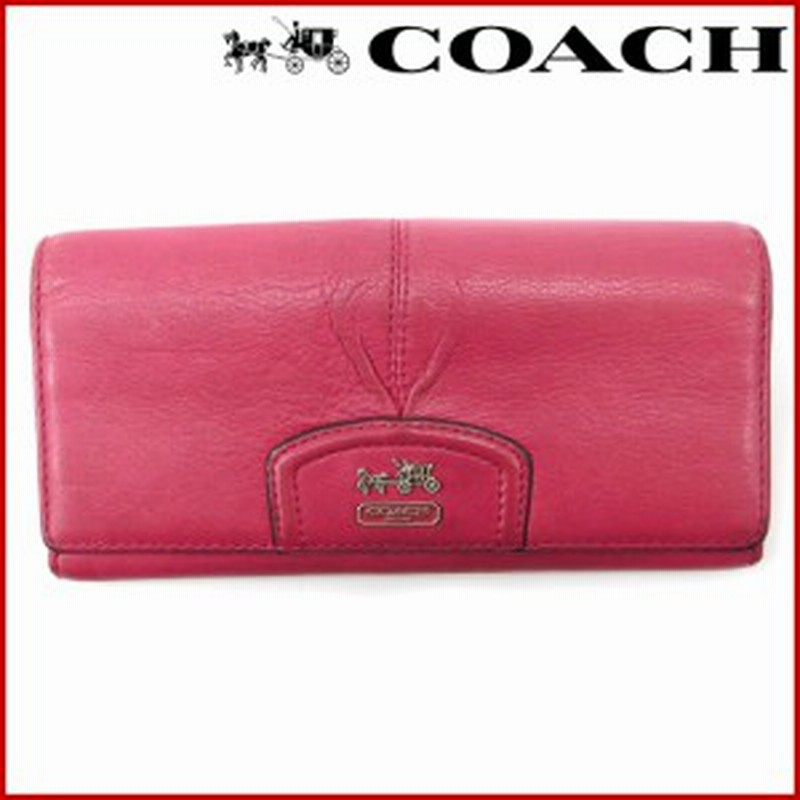 コーチ 財布 Coach 長財布 ジップ長財布 ショッキングピンク 激安 即納 中古 X36 通販 Lineポイント最大3 0 Get Lineショッピング