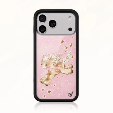 WFWE聯名星夢小馬紅色星星適用蘋果17Pro手機殼iphone16/15/14/13/12promax/plus紅底五角星時尚13防摔保護套