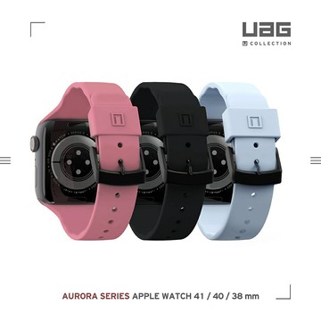 強強滾優選~ [U] Apple Watch 38/40/41mm 透氣矽膠錶帶