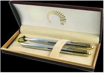 巨倫 A-0653 亮鉻金夾 高級鋼筆 對筆【APP滿額下單4%點數(單一帳號最高1000點)】7/31止