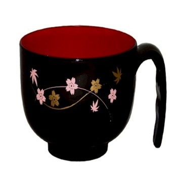 日本製 帶柄輔助餐碗｜防滑握柄碗、長者餐具、單手握碗、進食輔助、耐熱餐碗