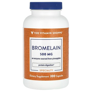 The Vitamin Shoppe, 菠蘿蛋白酶，500 毫克，300 粒膠囊