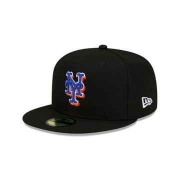 NEW ERA 男女 59FIFTY MLB 球員帽 大都會 黑 NE70639031