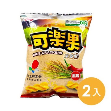【池上鄉農會】可樂果米穀酥-麻辣 72公克/2包組