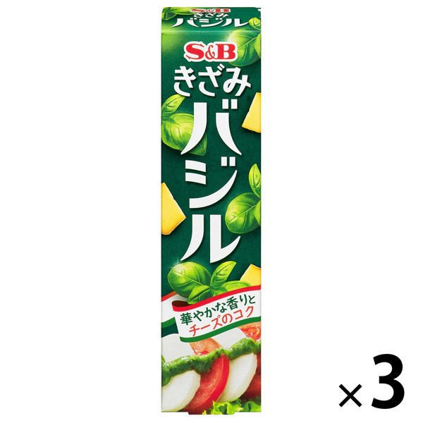 エスビー食品エスビー食品 SB きざみバジル 3個 チューブ